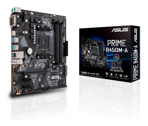 Motherboard Asus B450m-a Prime Am4 Ddr4 M.2 Logg Cuotas