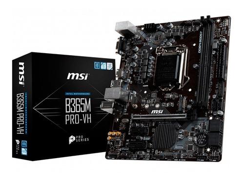 Motherboard Msi B365m Pro-vh Intel B365 9na Gen Xellers