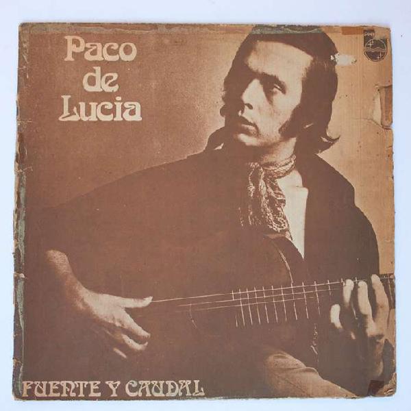 Paco de Lucia Fuente y Caudal Flamenco guitarra LP Vinilo