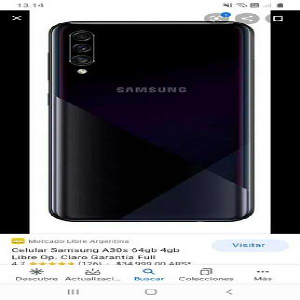 Samsung A30 s 64 g 4 de ram compradonhace un mes