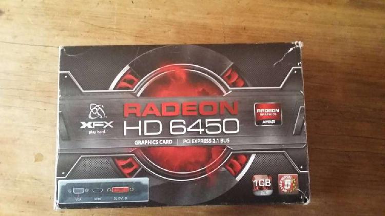Tarjeta de videos Radeon HD 6450