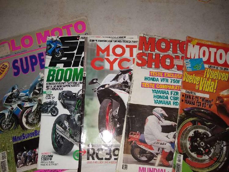 revistas (5) de motos importadas