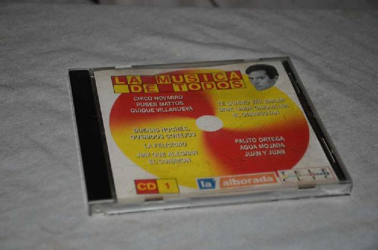 Cd La Música De Todos Numero 1 Excelente Estado