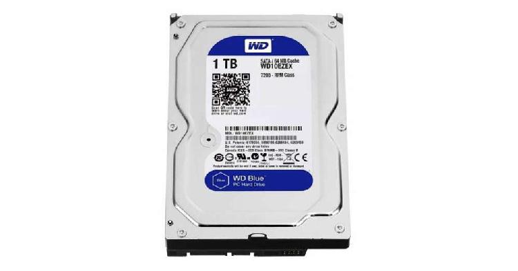 Disco Rigido Hdd Western Digital Wd Blue 1tb 7200rpm 64mb