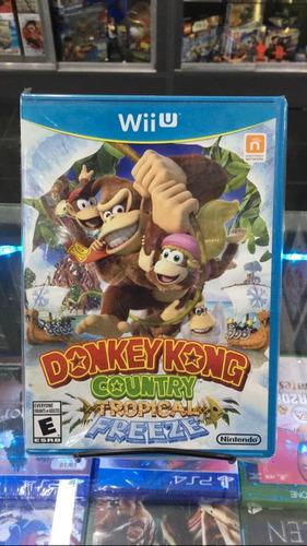 Donkey Kong Country Tropical Freeze - Wii U - Fisico - Usado
