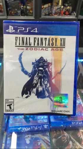 Final Fantasy Xii 12 Zodiac Age Ps4 Fisico Nuevo Sellado