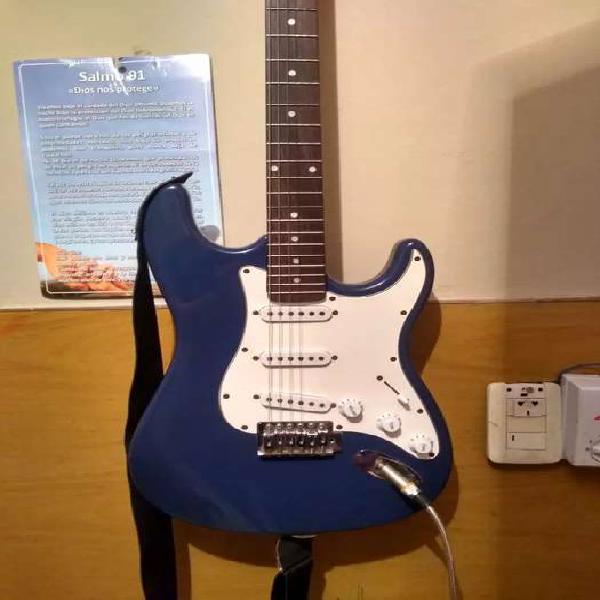 Guitarra electrica Stratocaster Kansas, Amplificador Hartke