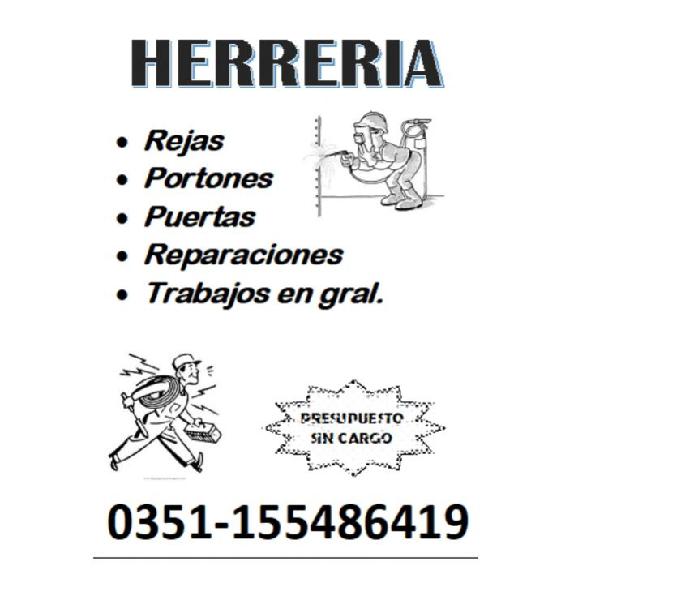 HERRERIA Y TRABAJOS EN GENERAL