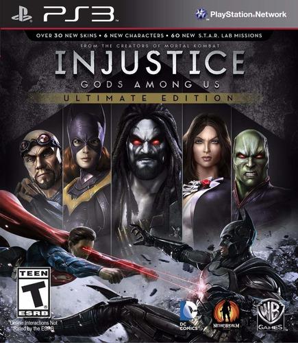 Injustice Ps3 Gods Among Us Ultimate Ed Español Digital