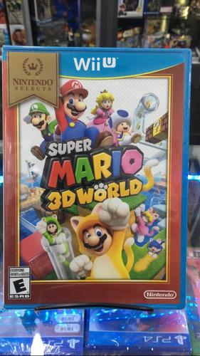 Mario 3d World - Nintendo Wii U - Fisico - Nuevo - Sellado