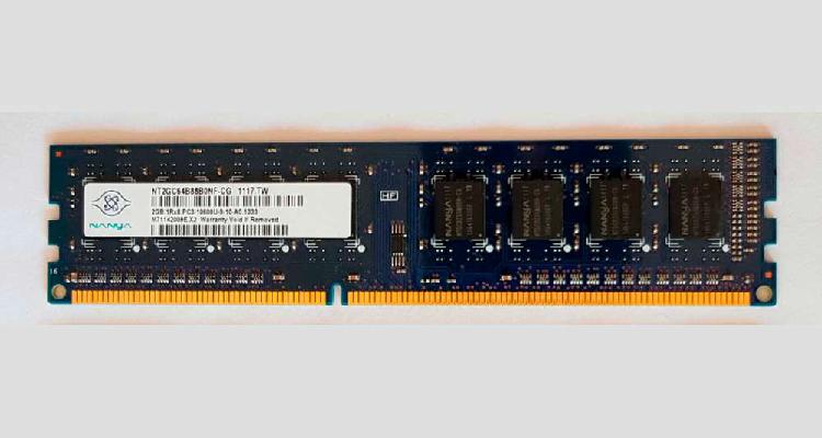 Memoria RAM 2GB Nanya DDR3 a 1333MHz