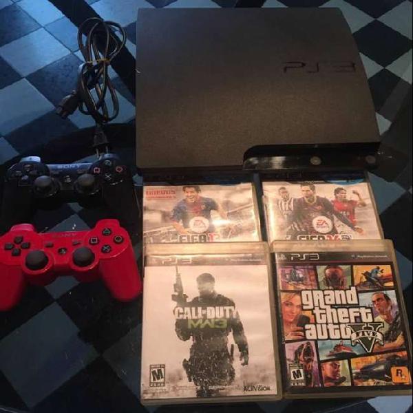 Playstation 3 Slim + Juegos