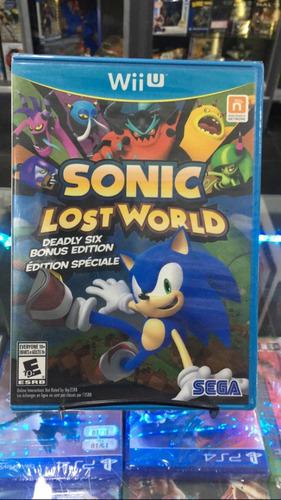 Sonic Lost World Nintendo Wii U - Fisico - Nuevo - Sellado