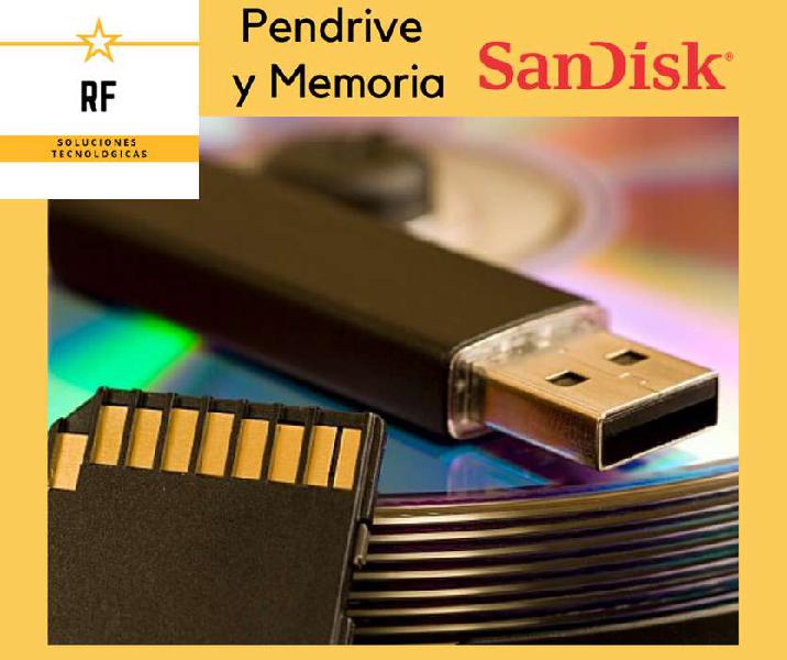 Tenemos memorias SD y Pendrive varios modelos, CON PRECIOS.