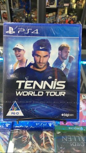 Tennis World Tour Ps4 Fisico Nuevo Sellado