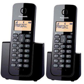 Kit 2 Teléfonos Inalámbricos Panasonic KX-TGB112-Negro