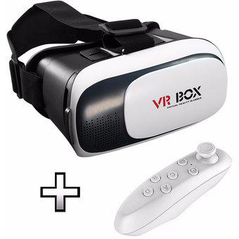 Lentes De Realidad Virtual 3D VR Box Con Control Remoto -
