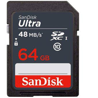Memoria Sdhc-I Ultra Sandisk 64gb Clase10 Sdsdunb-064g-Gn3in