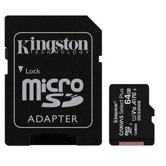 Microsd 64gb C10 Kingston Canvas Select Plus Clase 10 Adapt