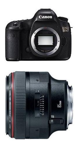 Camara Canon Eos 5ds Digital Slr W Ef 85mm F1.2l Lente Bun
