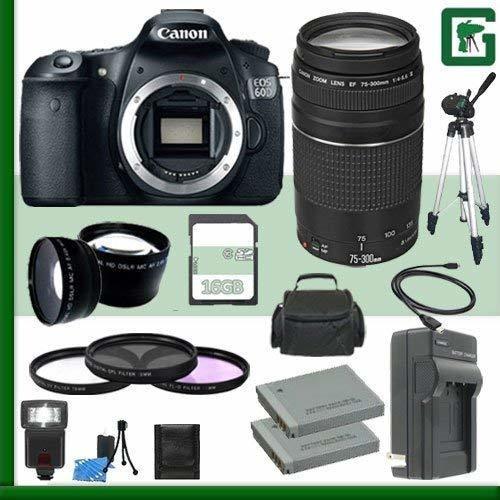 Camara Canon Eos 60d Digital Slr Ef 75-300mm Lente + 16gb ®