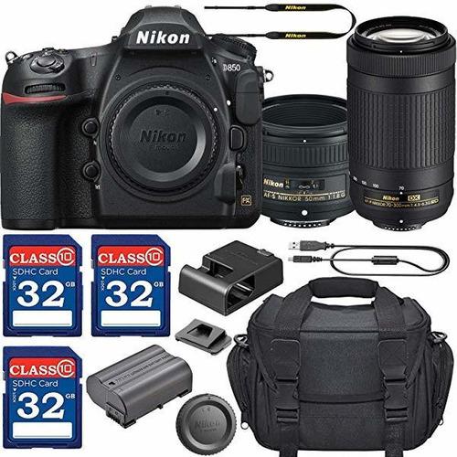 Camara Nikon D850 Dslr Af-s Nikkor 50mm F 1.8g Lente & 7871