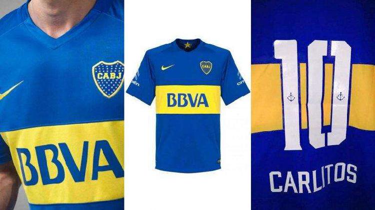 Camiseta Boca 10 Carlitos 2016