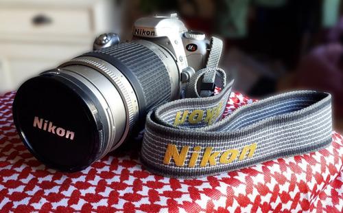 Cámara Analógica 35mm Nikon Us + Tele Nikkor 70-300 +