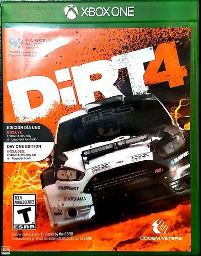 Dirt 4 Xbox One Juego Usado Original Fisico
