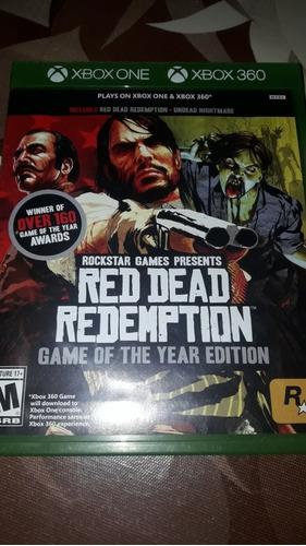 Juego Físico Xbox One Y 360 Red Dead Redemption