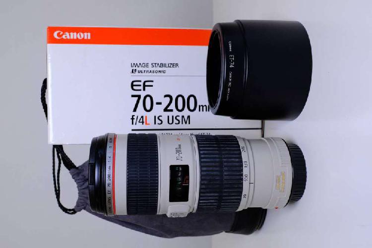 Lente Canon 70-200 F4 L Is Usm Impecable