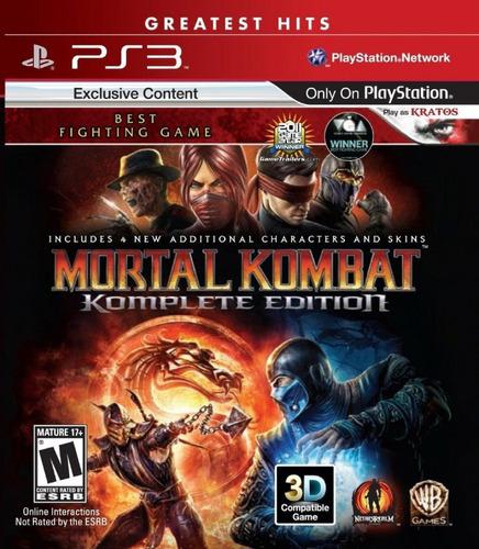 Mortal Kombat 9 Komplete Edition Ps3 | Original | Español |