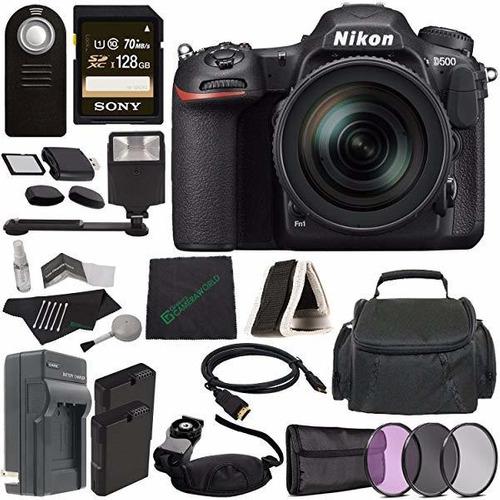 Nikon D500 Dslr Camara 16-80mm Lente + Rechargable Li-ion ®