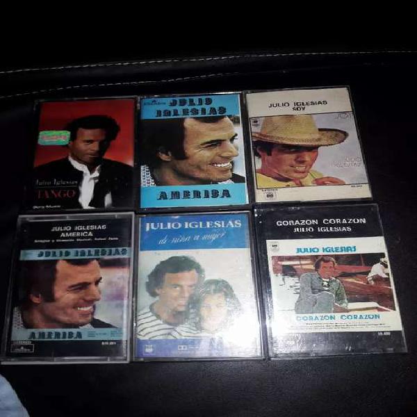 Pack de cassettes Julio Iglesias.