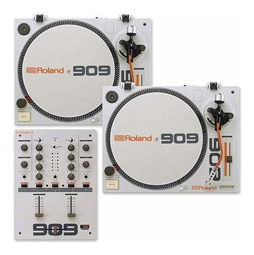 Roland Tt-99 Dj Turntables (2) Con Dj-99 Mixer ©