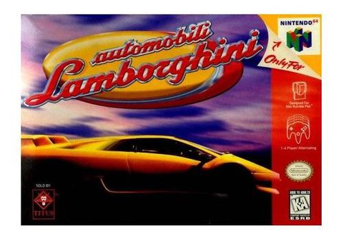 Automobili Lamborghini Usado Garantia Nintendo 64 N64 Vdgmrs