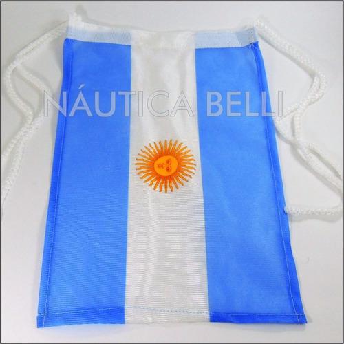 Bandera Argentina 20x30 Cm. Ideal Lanchas Y Barcos -
