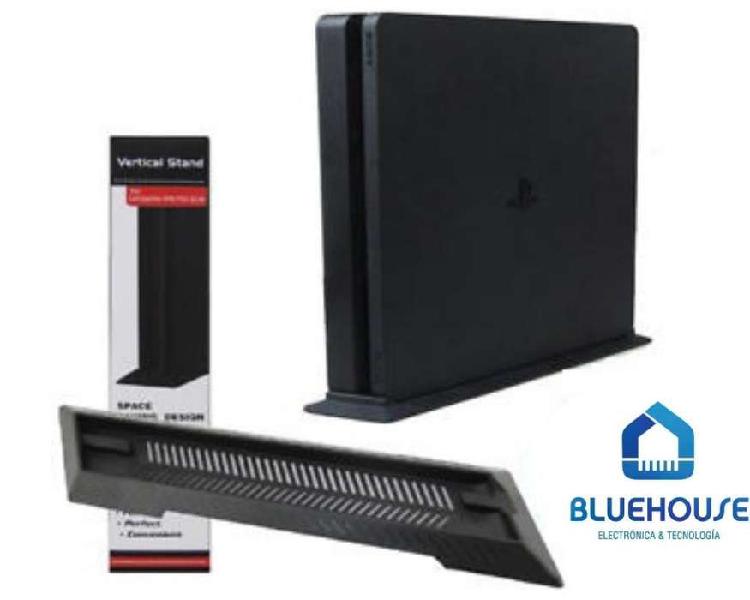 Base soporte vertical stand para PS4 ventilación Negra