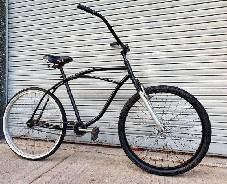 Bicicleta Playera Negra Suspension Rodado 26 Buen Estado.