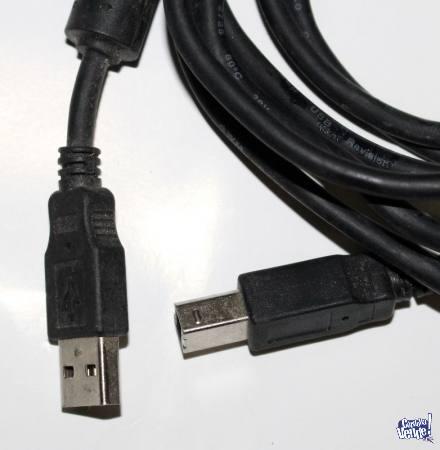 Cable USB A/B Negro