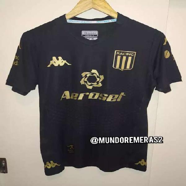 Camiseta Racing Club suplente negra 2020