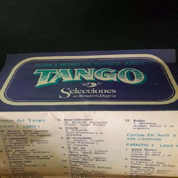 Cassettes Tango Selecciones Reader's Digest Completo