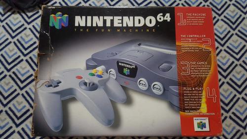 Consola Nintendo 64 N64 Con Caja Y Manuales