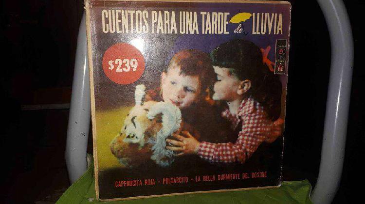 Disco De Vinilo 1959 Cuentos Infantiles