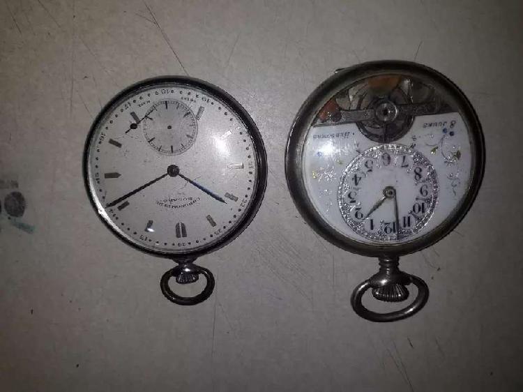 Hermosos relojes antiguos de bolsillo