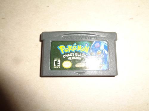 Juego Pokemon Chaos Black Version Gameboy Advance Con Envio