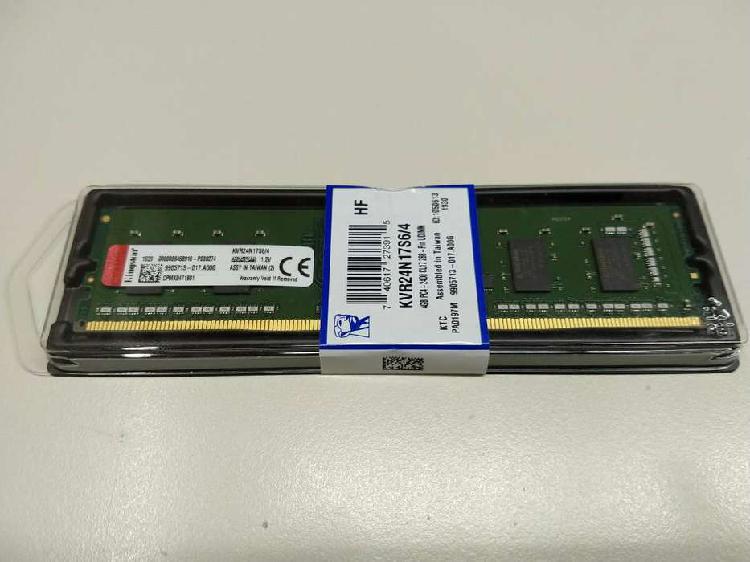 MEMORIA DDR4 KINGSTON 4GB 2400 LIQUIDO SIN USO
