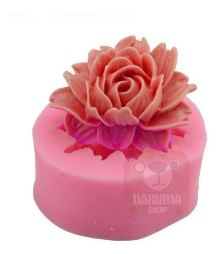 Molde Silicona Flor Rosa Reposteria Decoracion Belgrano