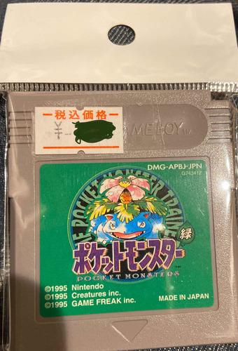 Pokemon Green Verde Game Boy Edición Japonesa Juego Fisico