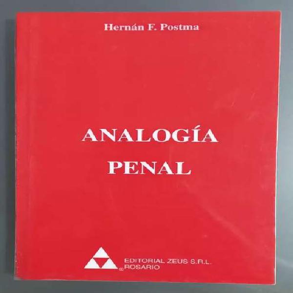 Postma - Analogía penal. Ed. Zeus.